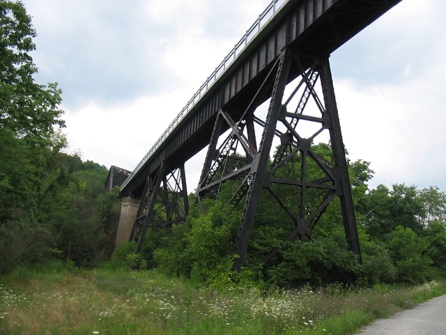 under bridge